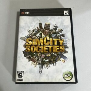 SimCity Societies (2007) - PC - DVD-ROM - pre-owned manual included